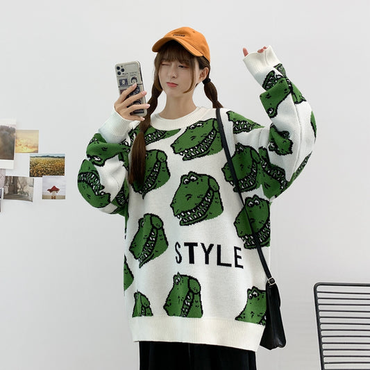 Viscose-Blend Knit Sweater