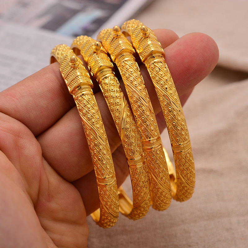 Gold-Tone Bangle Set