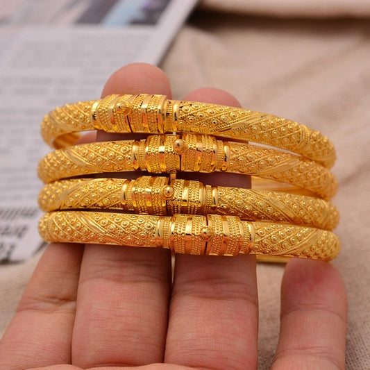 Gold-Tone Bangle Set