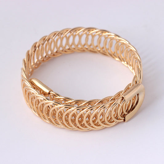 Gold-Tone Minimalist Bracelet