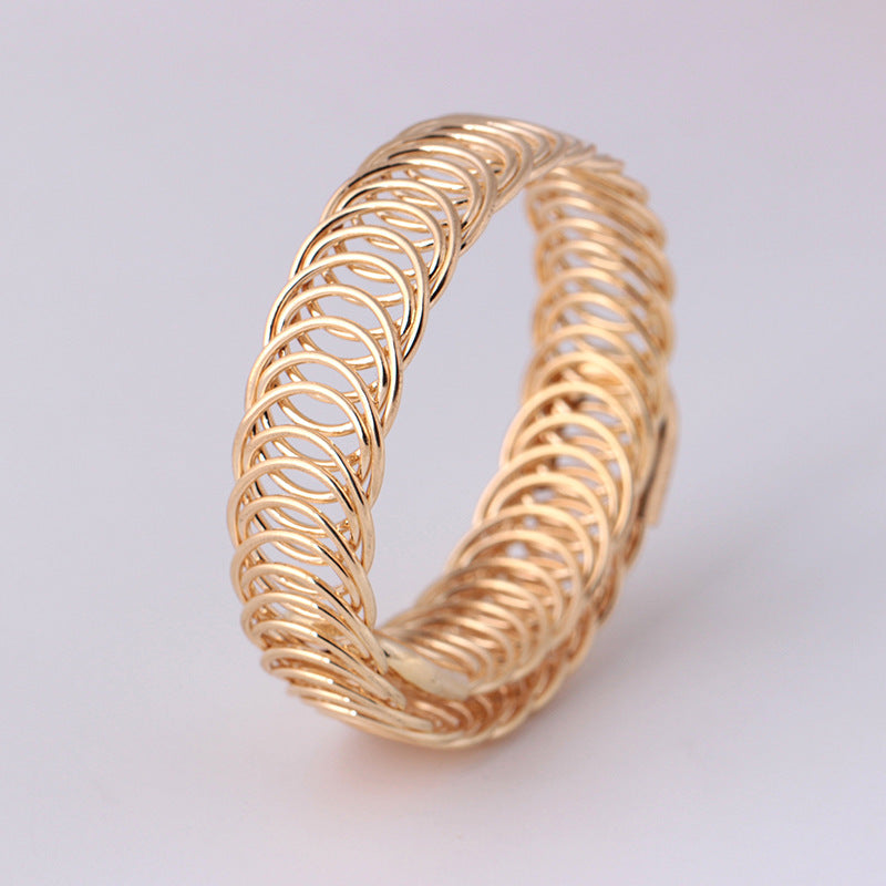 Gold-Tone Minimalist Bracelet