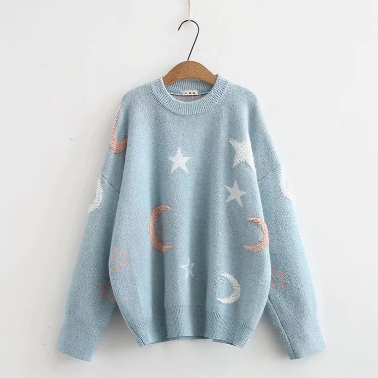 Cotton-Blend Pullover Sweater