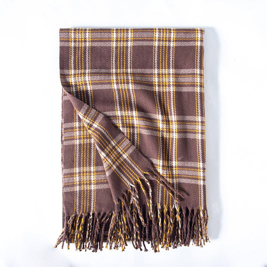 Printed Faux Cashmere Scarf