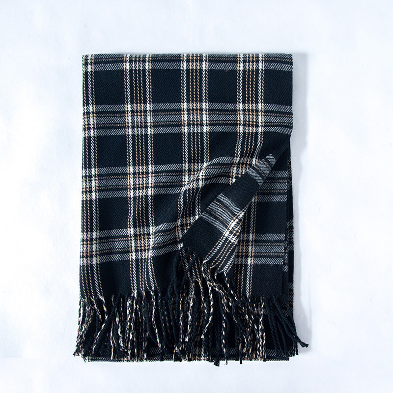 Printed Faux Cashmere Scarf