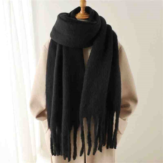Solid Faux Cashmere Scarf
