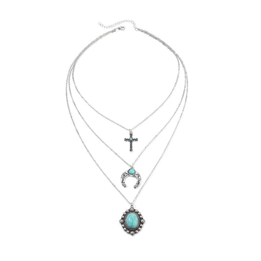 Retro Bohemian Pendant Necklace